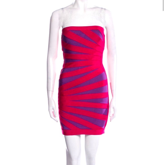 Herve Leger Bianca Bandage NWT
HERVE LEGER PURPLE & PINK - Picture 2 of 10
